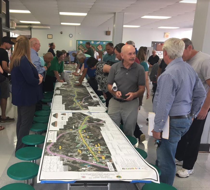 NCDOT meeting in Aberdeen
